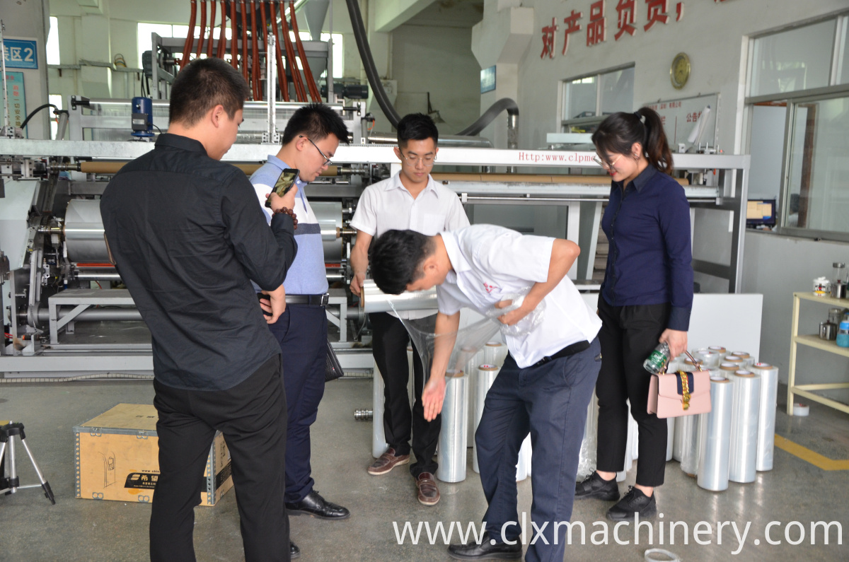 CoExtruded Cast Stretch Wrapping Film Machine China Manufacturer